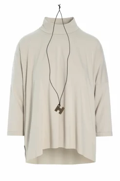 BLUSE M/HALSKETTE