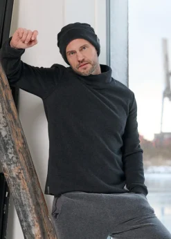 SWEATER M/ HOHEM KRAGEN