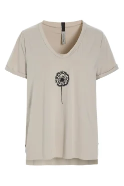 V-NECK TEE FLOWER